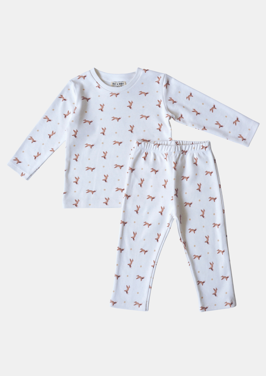 Baby / Kid Top and Bottom set 🦊 Homewear / Pajamas: 4-5Y