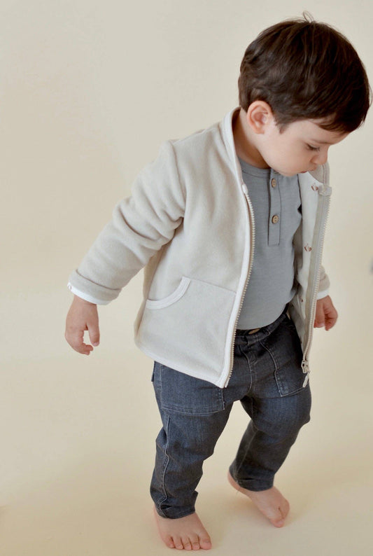 Baby / Kid Fall Winter Polar Cardigan: 3-4Y