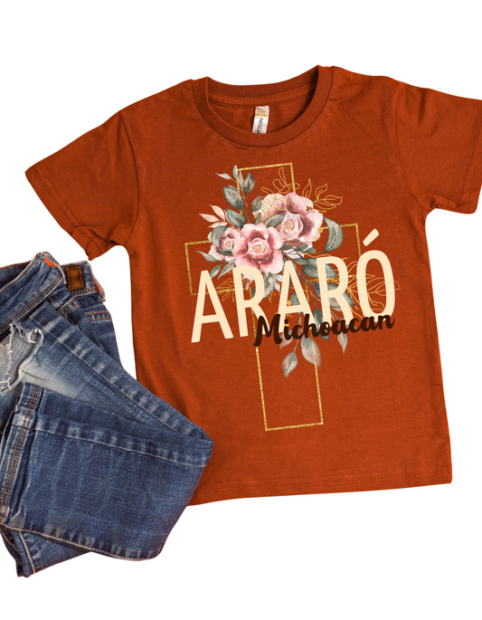 Woman Short Sleeve Tshirt Araro Cross