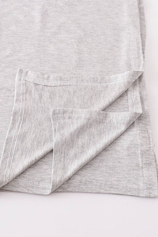 Grey baby bamboo swaddle blanket