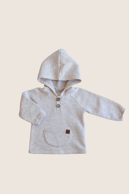 Baby / kids Hoodie - beige: 6-9 months