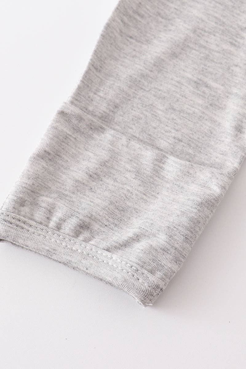 Sand bamboo zipper 2pc baby romper: 18M