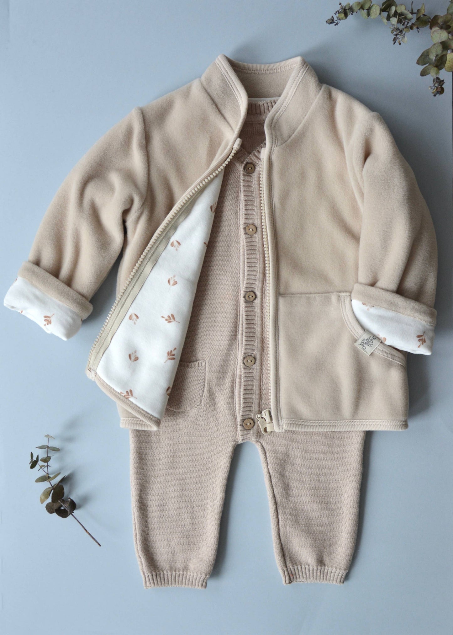 Baby / Kid Fall Winter Polar Cardigan: 4-5Y