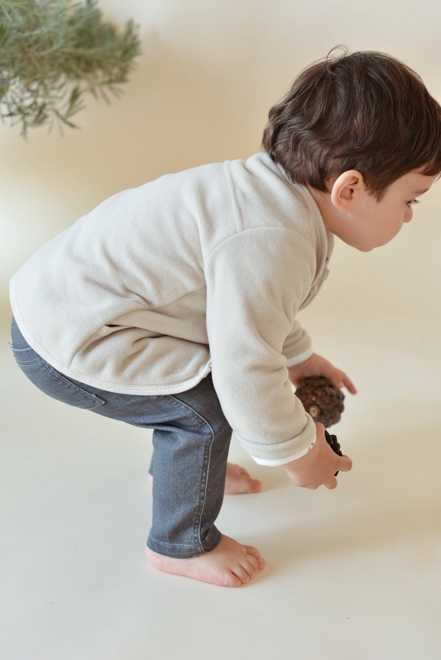 Baby / Kid Fall Winter Polar Cardigan: 4-5Y