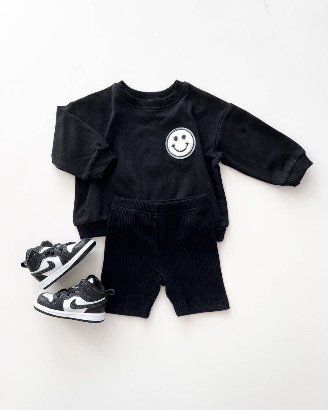 Biker Shorts Set | Black: 12-18M
