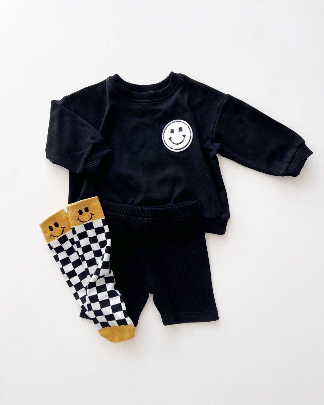Biker Shorts Set | Black: 12-18M