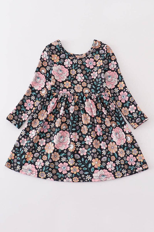 Halloween floral print dress: 5